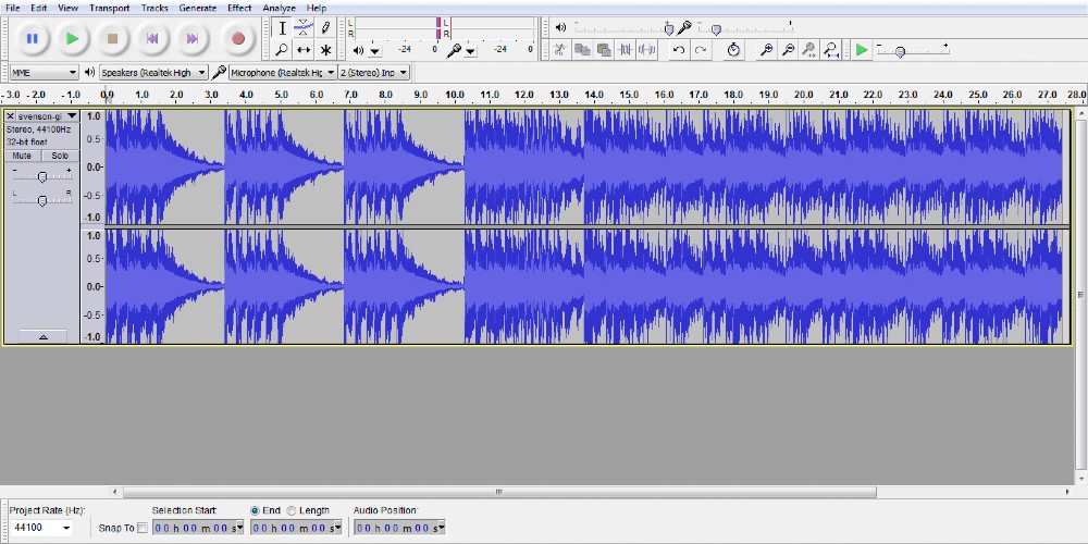 Audacity-Screenshot