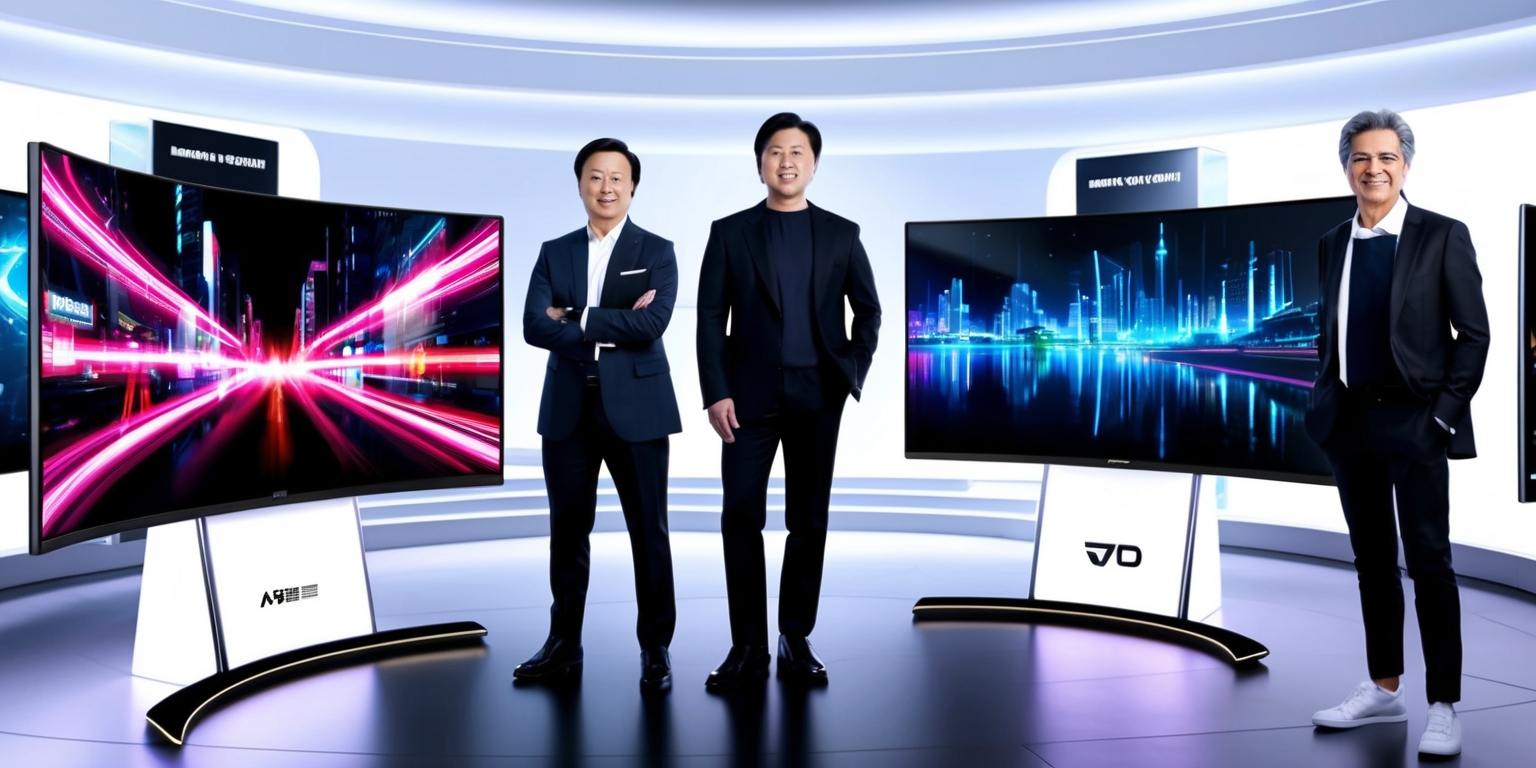 Tech Titans Unveil Cutting-Edge 4K OLED Gaming Monitors Ahead of CES 2024