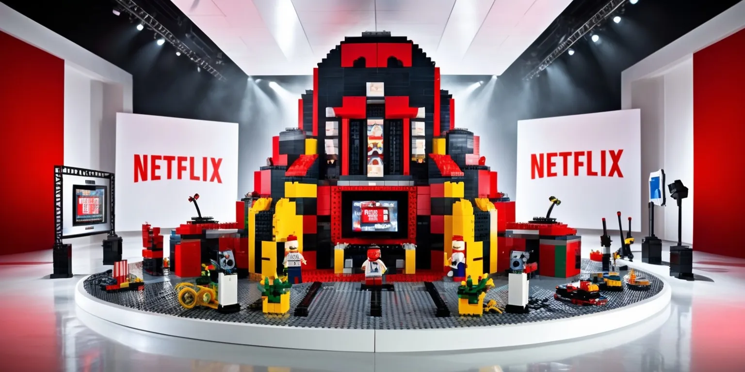 A Creative Fusion: Netflix and LEGO Unveil an Iconic Giant Build