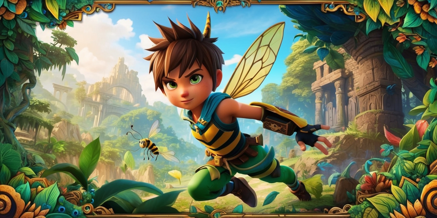 A vibrant and intricately detailed scene from the Silksong game, featuring the protagonist Hornet, a young, agile, and determined character with short, spiky hair and piercing eyes, set against a rich, fantastical backdrop of lush forests, ancient ruins, and mysterious landscapes, with a focus on Hornet's dynamic movement and interaction with the environment, incorporating a warm and inviting color palette with shades of green, blue, and earthy tones, and a mix of realistic and stylized elements, with intricate textures and patterns, and a sense of depth and atmosphere, capturing the game's unique blend of exploration, combat, and puzzle-solving, with Hornet's character design and the game's world taking center stage.