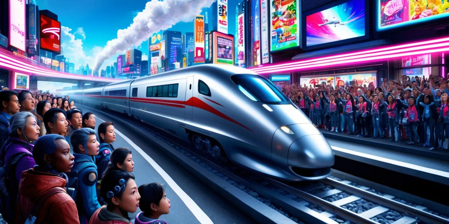 Full Steam Ahead: Japan's Futuristic Train Racing Adventure