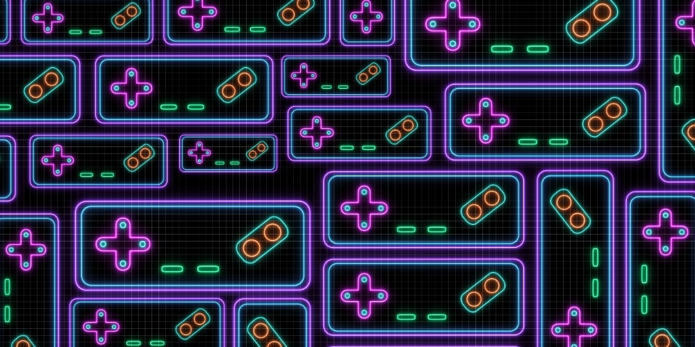 retro-game-console-pattern